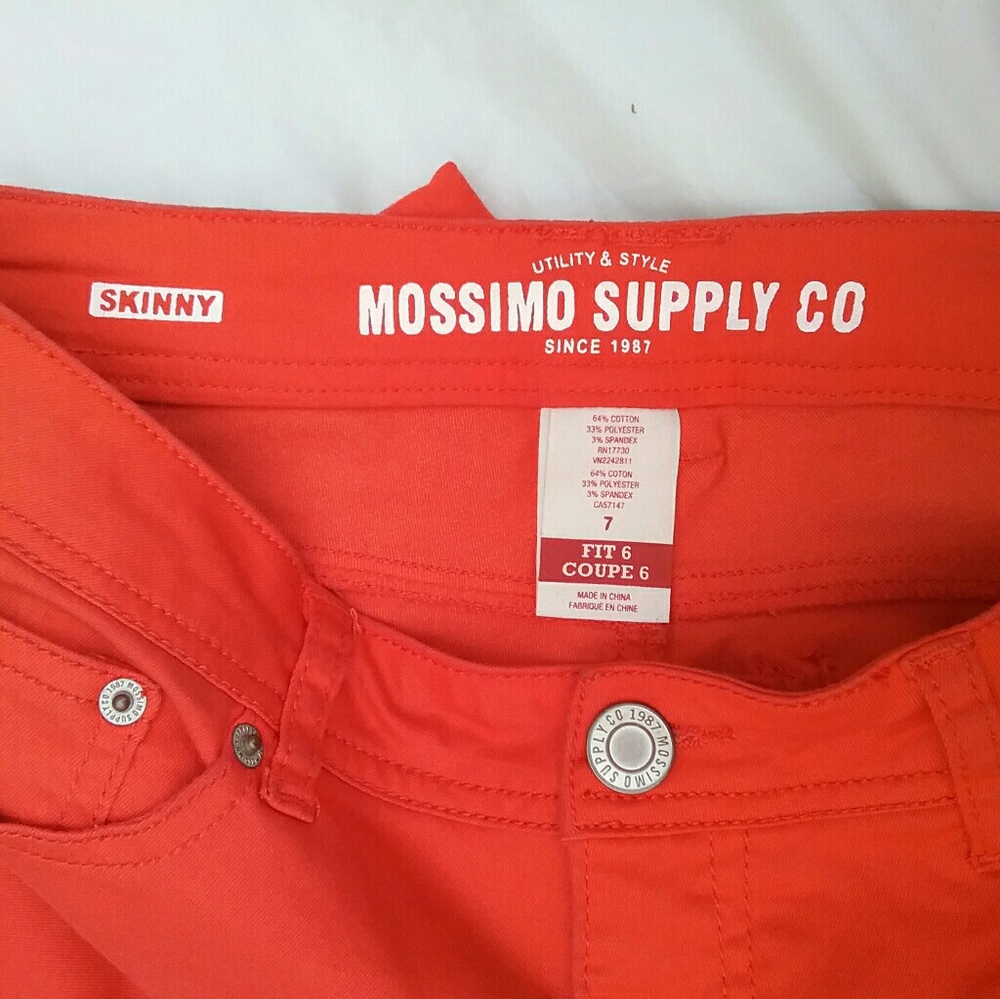 Nwot Red Skinny pants - Picture 2 of 3